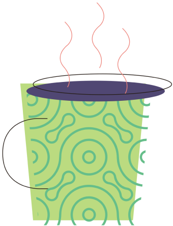 Ecomail i filiżanka kawy